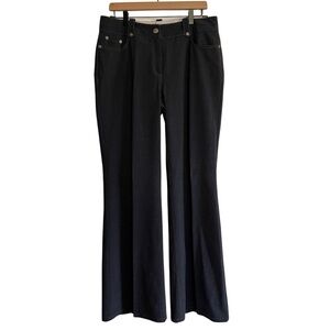 Alberto Makali Gray Women’s Dress Pants Size 12 Wide Leg Flare Office Workwear
